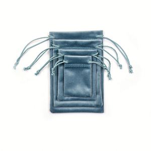 Nouvelle pochette en velours personnalisable, écologique et luxueuse, avec cordon de serrage - Product Image 2