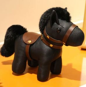 Porte-clés pendentif cheval en peluche super doux, mascotte de l'année du cheval, jouet en peluche de simulation unisexe pour jeunes, vente en gros - Product Image 2