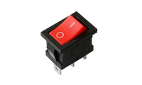Interrupteur à bascule en plastique SPDT noir mini 2 broches 16A 250V AC JL KCD1-102N-2, vente chaude