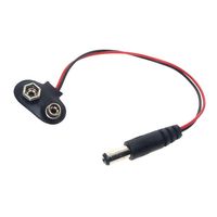 90 DC 9V Batteria pulsante spina di alimentazione Mega 2560 1280 R3 132 9V fibbia della batteria