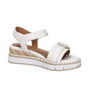 Tamaris Women's Wedge Sandal <b>White</b> 36 5 Cm <b>Heel</b> <b>Platform</b> Summer Wear - Product Image 2