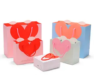 Handgemachte Geschenkt üte Geschenk Papiertüte mit Craft Handmade Wedding Pack Box begünstigt Geburtstags feier Taschen/Candy Cake Verpackung