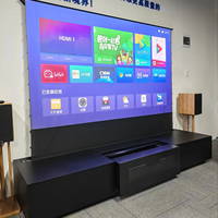 Meuble TV laser étanche pour home cinéma, console de rangement pour projecteur basse hauteur