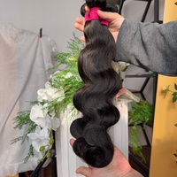 Extensiones de Cabello Humano Virgen Vietnamita Liso Natural, Grado 12A, Súper Doble Trama, Cutícula Alineada, Paquetes de Cabello Crudo