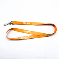 Porte-badge durable en polyester imprimé sérigraphié, design carré classique de dessin animé personnalisé, avec cordon et attache, pour hôpital