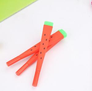 Kawaii pastèque Gel stylo écriture école fournitures de <span class=keywords><strong>bureau</strong></span> étudiant papeterie doux belle drôle 0.5mm Gel stylo encre noire - Product Image 1