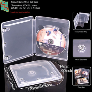 Boîte de rangement de remplacement pour jeux Blu-Ray PS3 PS4 PS5 personnalisée en usine, boîte de rangement pour un seul disque, couverture protectrice transparente pour PlayStation <span class=keywords><strong>Video</strong></span> - Product Image 6