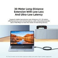 Câble d'extension UGreen Active USB3.0 avec amplificateur de signal US175 et port d'alimentation Micro USB pour caméras de surveillance et ordinateurs