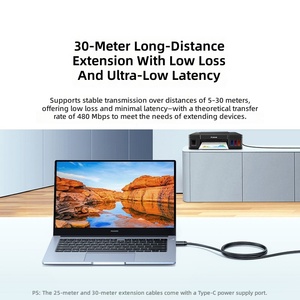 Câble d'extension <span class=keywords><strong>UGreen</strong></span> Active USB3.0 avec amplificateur de signal US175 et port d'alimentation <span class=keywords><strong>Micro</strong></span> <span class=keywords><strong>USB</strong></span> pour caméras de surveillance et ordinateurs - Product Image 4