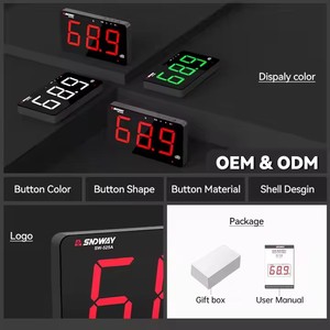 Medidor de nivel de sonido Digital Sndway con medidor de ruido inalámbrico WiFi para medición de decibelios de Audio de coche SW-525A - Product Image 6