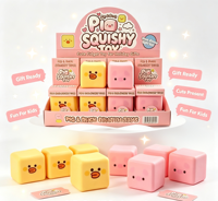 Jouet Squishy Kawaii en forme de cochon et de canard, jouet anti-stress écologique, cadeau pour enfants en forme de cochon et de canard