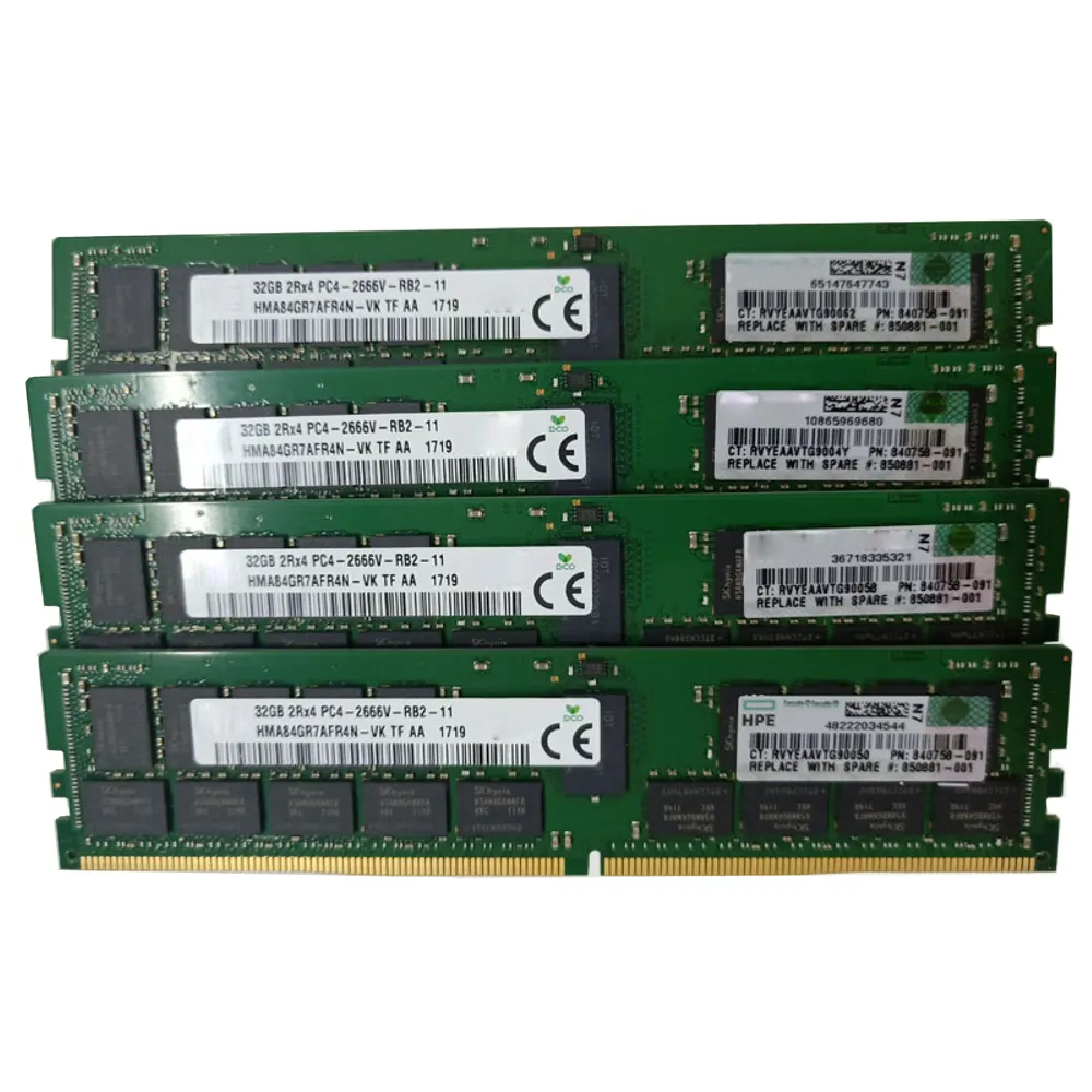 Kaliteli DDR4 M393A8G40D40-CRB 64GB Ram 2133mhz Pc4-17000 Ecc kayıtlı sunucu bellek seti