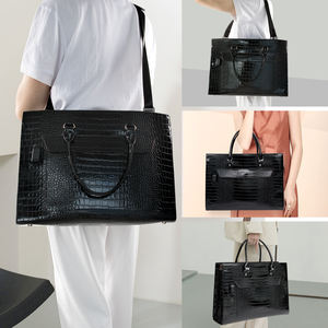 Relavel Sac à main <span class=keywords><strong>en</strong></span> <span class=keywords><strong>cuir</strong></span> imperméable pour professeur Sac à bandoulière pour ordinateur portable Sac fourre-tout avec USB Porte-documents <span class=keywords><strong>de</strong></span> travail - Product Image 6