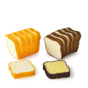 Customized Creative Bath Sponge in Hamburger Cake Fruit Macaron Ice Cream Shapes Long Body Brush Made of Bristle - Product Image 6