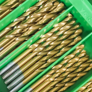 93Pcs Twist Khoan Bit Set Tốc Độ Cao Thép Metric Thẳng Shank HSS Twist Khoan Bit Cho Sắt Tinh Thần Gỗ Lớp Phủ Titan - Product Image 4