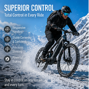 Vélo de trekking et d'aventure puissant et fiable en aluminium avec moteur central 10 vitesses M560 - Vente en gros - ERMA-EC1-M560 - Product Image 2