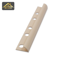Foshan FSF fabricant forme ronde 10mm plastique Pvc marbre carreaux garniture profils carrelage bordure garniture pour mur coin garniture escalier pièces