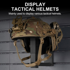TG-25-ACC-04 Supporto Universale per Casco Tattico ad Alta Pressione in Metallo e Nylon Nero con Design Multifunzionale - Product Image 6