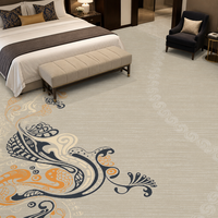 Tapis de chambre d'hôtel 5 étoiles, tapis Axminster tissé, tapis de sol