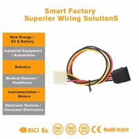Câble électrique en cuivre isolé en PVC plat et assemblage de faisceau avec bornes mâle et femelle pour connecteurs JST XH ZH PH EH