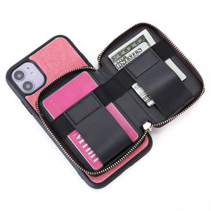 Funda <span class=keywords><strong>de</strong></span> cuero Pu con tapa para teléfono móvil, todos los <span class=keywords><strong>tipos</strong></span>, múltiples tarjeteros, para <span class=keywords><strong>iPhone</strong></span>, venta al por mayor <span class=keywords><strong>de</strong></span> fábrica - Product Image 2