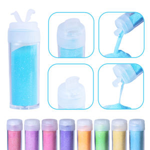 TIMESRUI DIY Irisierendes Mica-Suspensionspulver 8-Farben-Set Einzigartiger Thixotroper Effekt für Kunstharz-Handwerk Fließender Sand Dekor - Product Image 1