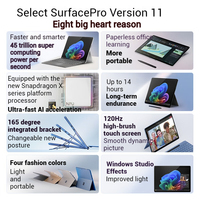 Microsoft Surface Pro 11 Snapdragon X 2025 – Nouvel Ordinateur Portable Professionnel Ultra-Fin et Léger 13 Pouces à Écran Tactile Windows 11 Pro