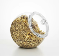 Bocaux en plastique scellés pour aliments en vrac, fruits secs, épices de cuisine, bonbons, avec couvercle, pour les magasins