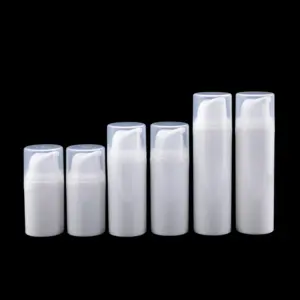 Airless Dispenser Manufacture 15ml 1oz 50ml Airless Pump Bottle Cosmetic Cream Packaging Airless Pump Spray Bottle