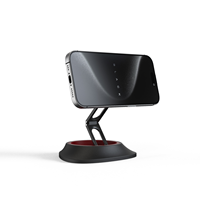 Support magnétique pour téléphone portable, support de tableau de bord pliable adhésif rotatif pour téléphone portable, support stable pour voiture