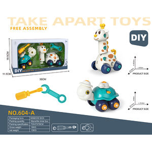 Animal Kingdom Jouet bloc de construction personnalisable Jouet modèle en plastique assemblé pour le marché sud-américain Options d'emballage de couleur - Product Image 6