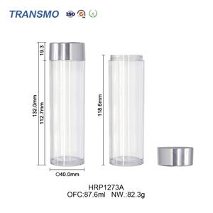 Bouteilles vides personnalisées pour pilules, comprimés, vitamines, huile de poisson et capsules de gel, stockage écologique en plastique, emballage de 85 ml, bouteille en PET - Product Image 2