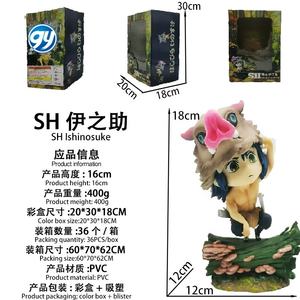 Demoned <span class=keywords><strong>Slayer</strong></span> Inosuke Hashibira <span class=keywords><strong>Chibi</strong></span> Arbre Scène Anime Figure Décoration De Voiture En Gros - Product Image 2