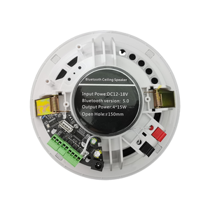 4*15W 1 Chính <span class=keywords><strong>2</strong></span> Cặp Trong Nhà Nền Âm Nhạc Hệ Thống Âm Thanh Stereo Không Dây Màu Xanh Răng 6 Inch Loa Trần Cho Nhà/Khách Sạn/Cửa Hàng - Product Image 5