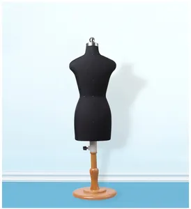 Mezza scala forma vestito femminile mini mannequin per sarto da donna studente insegnamento mannequin 1/2 1/4