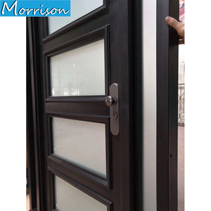 Ins — portes d'entrée <span class=keywords><strong>en</strong></span> <span class=keywords><strong>fer</strong></span> <span class=keywords><strong>forgé</strong></span>, <span class=keywords><strong>bois</strong></span> <span class=keywords><strong>avec</strong></span> verre trempé, nouveau Design 2020 - Product Image 2