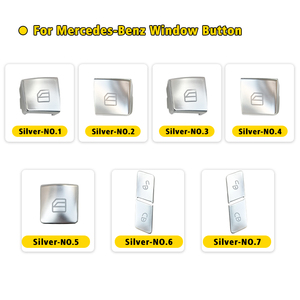 ฝาครอบปุ่มสวิตช์กระจกคนขับสำหรับรถยนต์เมอร์เซเดส-เบนซ์ รุ่น A, B, E, G, GLS, GL, GLE, GLK, CLS, E Coupe, GLA Class, W204, W212, W207, W176, W246, X204 - Product Image 4