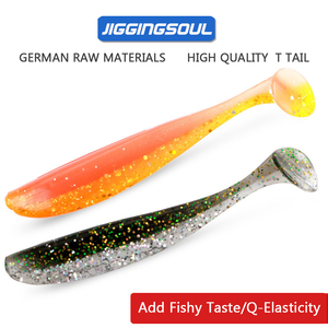 JINGGINGSOUL-SL103-Señuelos de Plástico Blando, Cebos de Silicona, Gusanos de Goma, Plástico Blando Nuevo de 6cm, 20 Piezas/Bolsa, PVC, Señuelo de Pesca para <span class=keywords><strong>Lago</strong></span> - Product Image 4