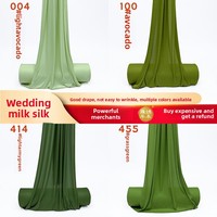 Tissu extensible en polyester effet soie de lait de 80 cm pour décoration de toile de fond de fête de premier anniversaire, de salle de classe de maternelle et autres décorations
