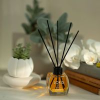 Diffuseurs de parfum pour voiture en verre de 120 ml, parfum cerise, évaporation naturelle, sans électricité, parfum longue durée pour voiture et maison, vente en gros