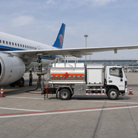 Nouveau camion-citerne d'essence pour aéroport, Euro VI, diesel, 4x2, double pistolet de ravitaillement pour jets et hélicoptères