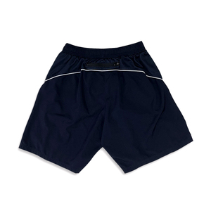 Shorts de sport personnalisés pour hommes avec cordon de serrage, impression par transfert thermique, respirants, anti-UV, séchage rapide, toile vintage non tissée - Product Image 3