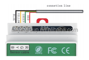 Anying-controlador de fugas de agua para el trabajo del centro de datos, Cable con Sensor de fugas de agua de 4 pines, alarma detectora de fugas de agua - Product Image 3