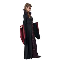 Vente en gros Halloween Mascarade Vampire Reine Cosplay Costumes Cour Magique Halloween Sorcière