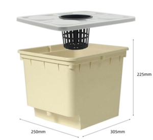 OneOne completo duradero cubo holandés sistema hidropónico Material PP equipo de acuicultura para invernadero cultivo de vegetales - Product Image 2