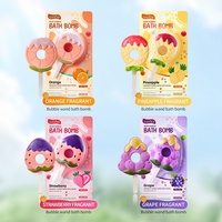 Bombe de bain effervescente SADOER Orange Bubble Stick 75g, Barre de spa réutilisable pour bain moussant, Marque privée OEM Faible MOQ