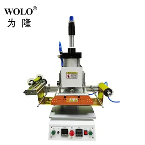 EMBOSS MACHINE IN GOLD LEAF automatic pvc card embosser hot stamping machine for box