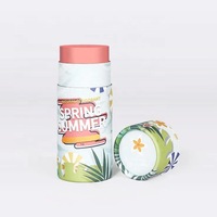 Dessus de déodorant personnalisé hébergeant des cosmétiques Bâton de déodorant biodégradable Tube en papier design de dessus de tube en papier déodorant