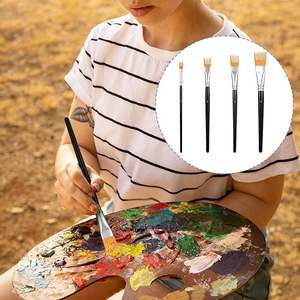 Pincel de Nylon para Paisajes, Pincel para Hojas de Árboles, Pincel para Pintura al Óleo, para Pintura con Textura - Product Image 6