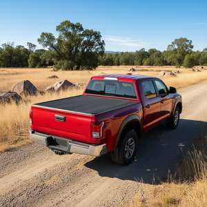 Cubierta de lona plegable triple para Toyota Tundra 5.5 Ft Fleetside, negra, impermeable, compatible con modelos 2014-2024 - Product Image 2